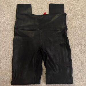 spanx faux leather leggings